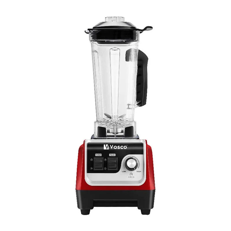Vosco VHS-206 Manuel Buz Kırıcı Bar Blender, 2 L, 2000 W, Kırmızı