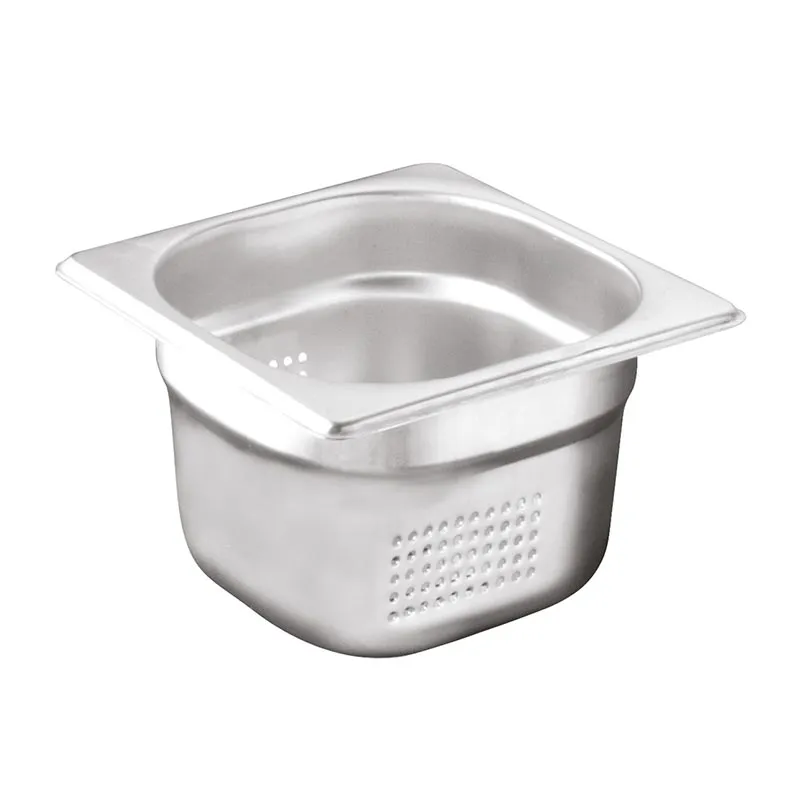 Öztiryakiler GN 1/6-65 mm Delikli Gastronorm Küvet, Standart