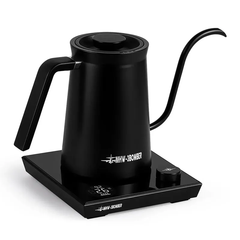 MHW-3Bomber BK6054B-OS Pour Over Isı Ayarlı Kettle, 600 ml, Elektrikli, Siyah