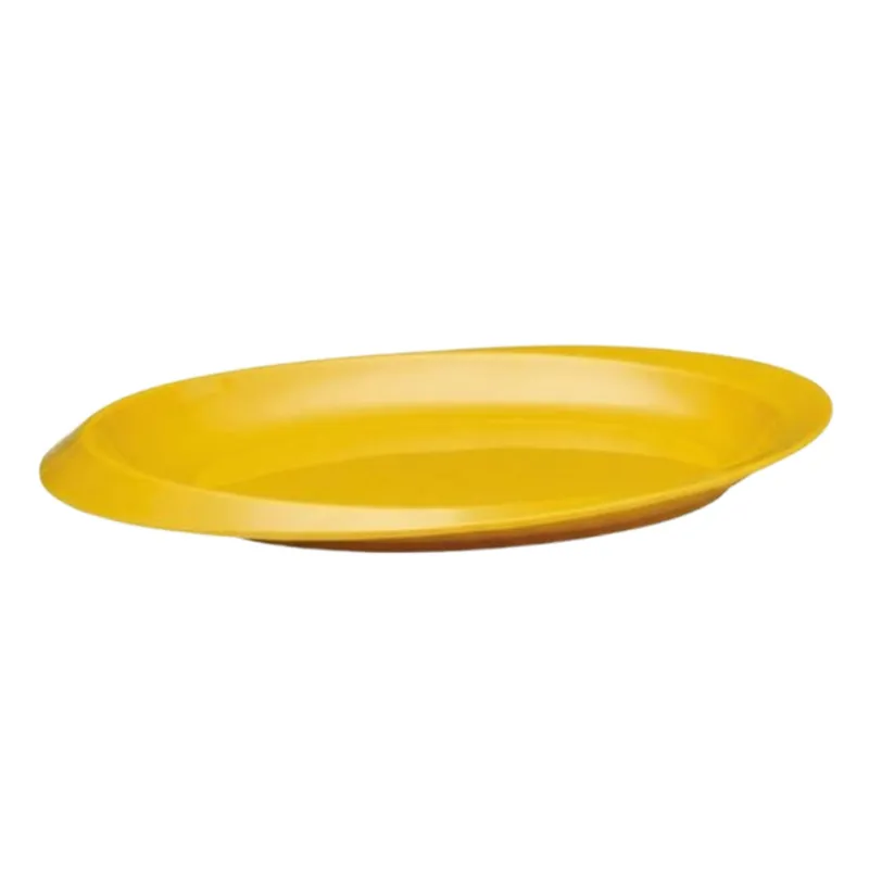 Zicco K-2250 Melamin Kayık Model Teşhir Tepsisi, 31x47x4 cm, Sarı