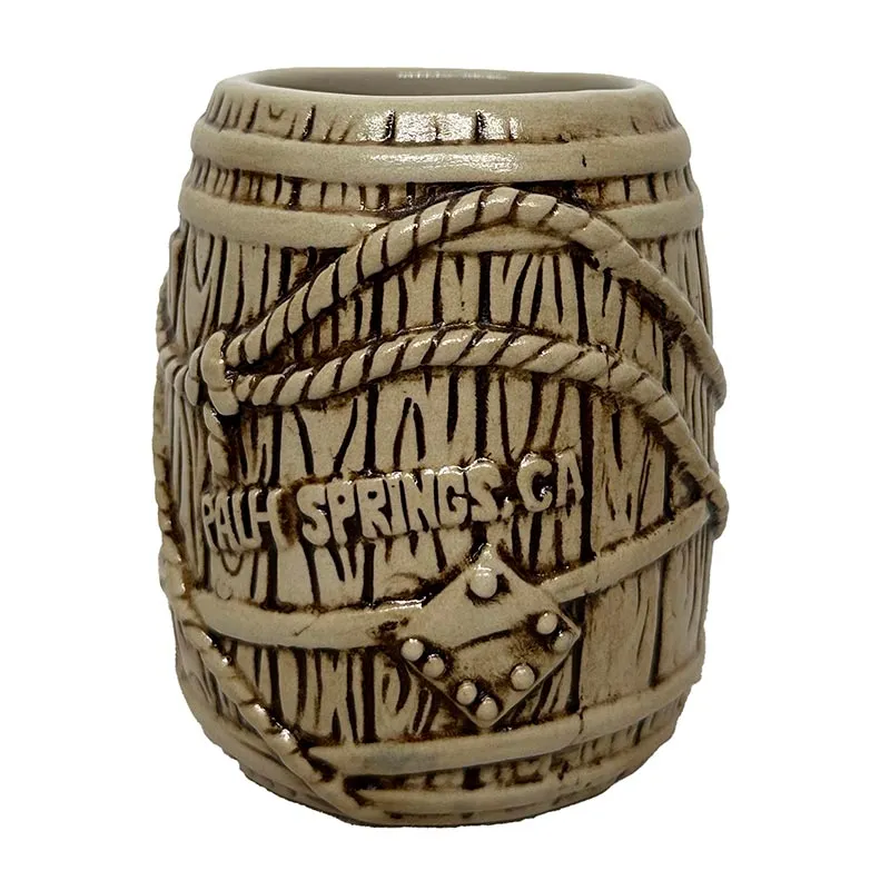 Biradlı GRV-20227 Seramik Tiki Kokteyl Bardağı, 6.5x10 cm, 350 cc