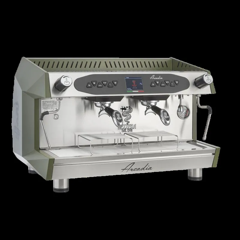 Bezzera Arcadia DE PID Tall Cup Tam Otomatik Espresso Kahve Makinesi, 2 Gruplu, Mat Yeşil