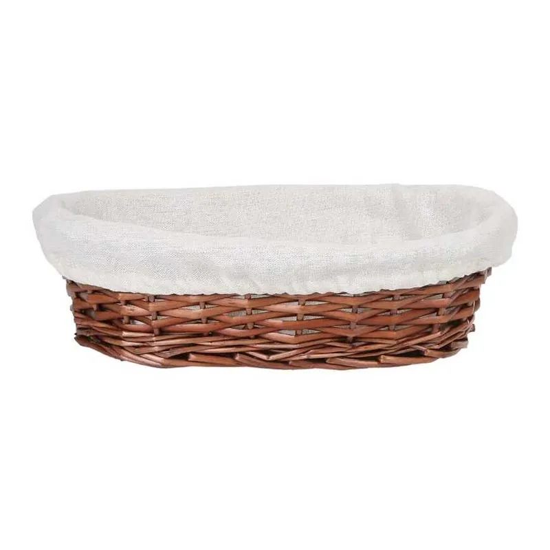 Epinox ES-2015 Hasır Bezli Oval Sepet, 20 cm