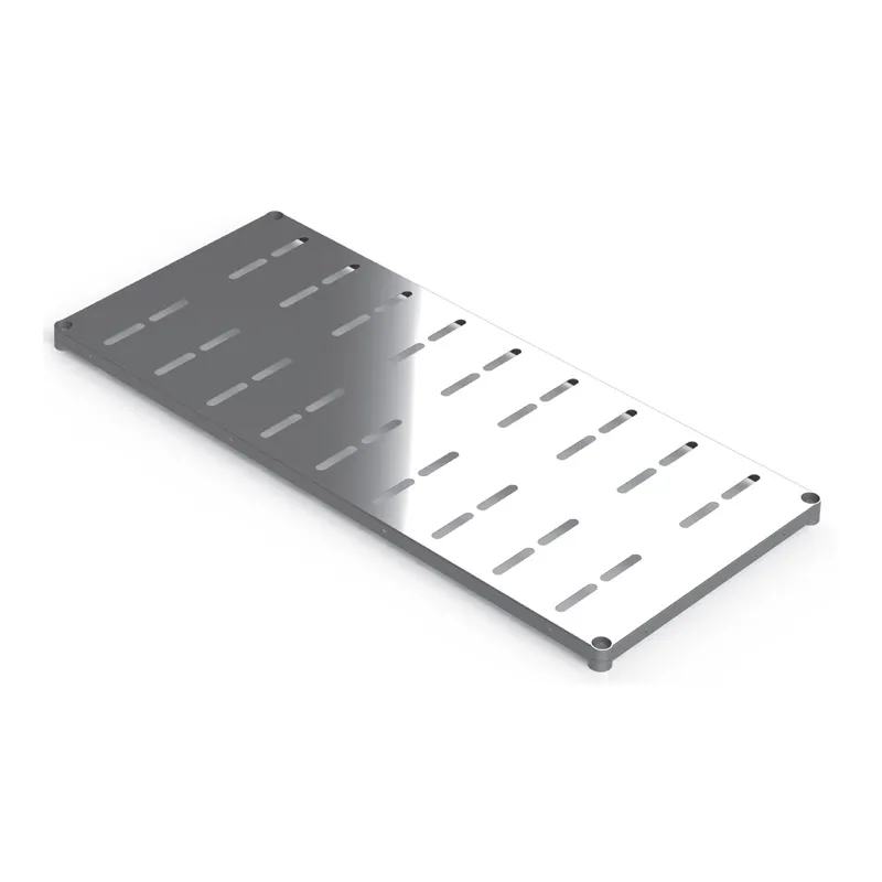 Portashelf Paslanmaz Çelik Perfore Raf, 107x46 cm