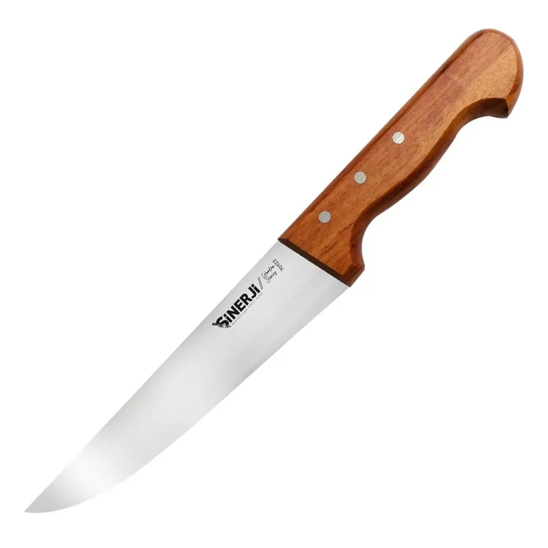 Sinerji Wooden No 5 Gül Saplı Kasap Bıçağı, 25 cm
