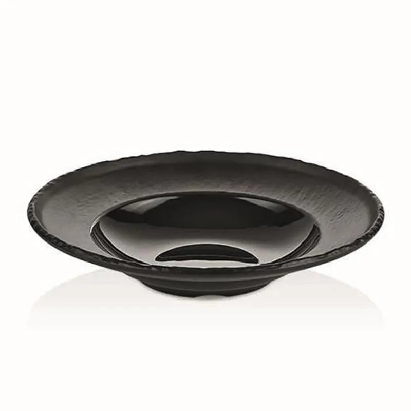 Külsan Thermoset Makarna ve Salata Tabağı, 26 cm, Siyah
