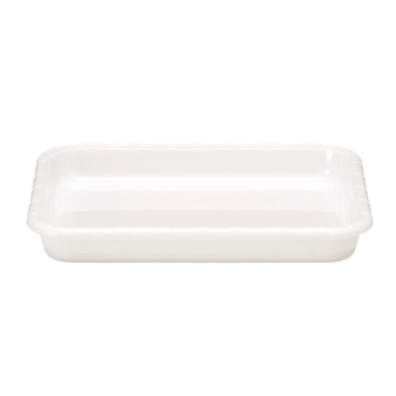 Zicco ZCP-557 Polikarbon Meze Kabı, 32.5x26.5x4.5 cm, Beyaz