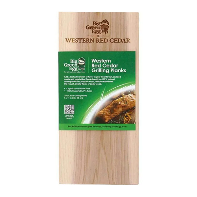 Big Green Egg Kızılağaç Ahşap Izgara Plakası, 2 Adet