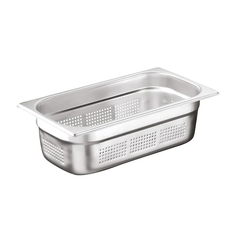 Öztiryakiler GN 1/3-20 mm Köşe Desenli Delikli Gastronorm Küvet