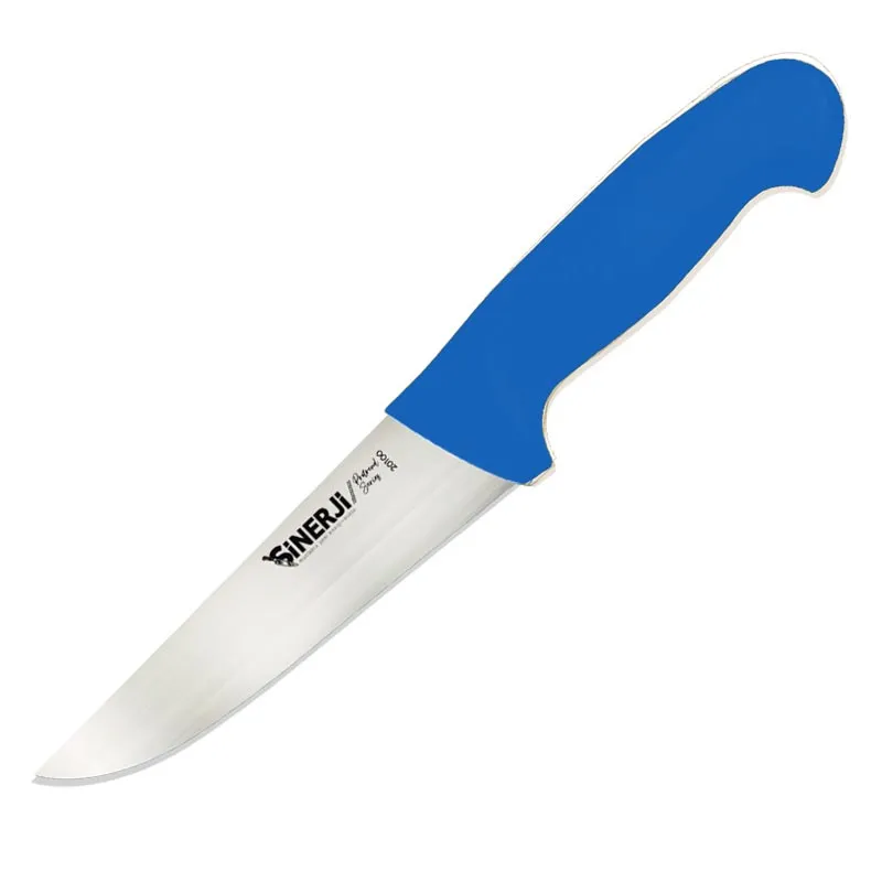 Sinerji Protrend No 0 Plastik Saplı Kasap Bıçağı, 12.5 cm, Mavi