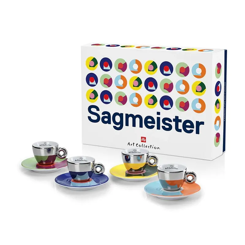illy Sagmeister Capuccino Fincan Takımı, 4 Adet