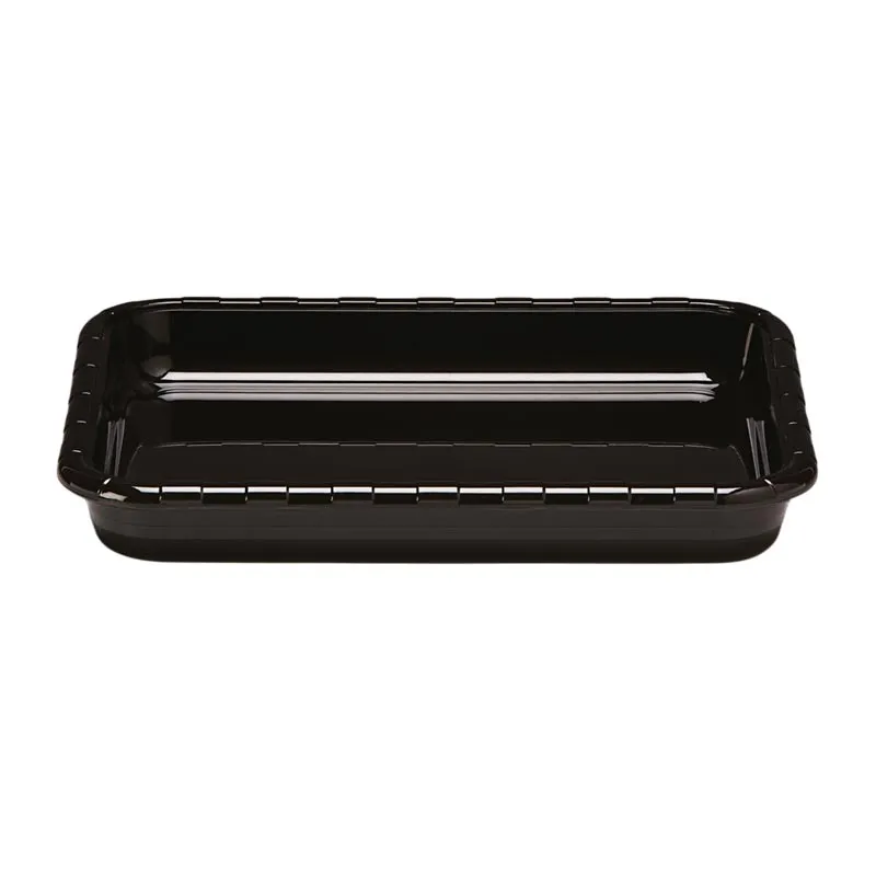 Zicco ZCP-557 Polikarbon Meze Kabı, 32.5x26.5x4.5 cm, Siyah