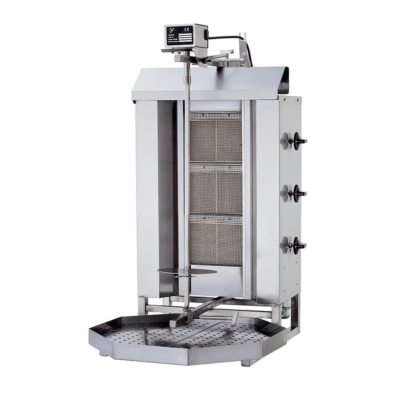 Kalitegaz KLG220 Döner Ocağı, 3 Radyanlı, Gazlı, Üstten Motorlu