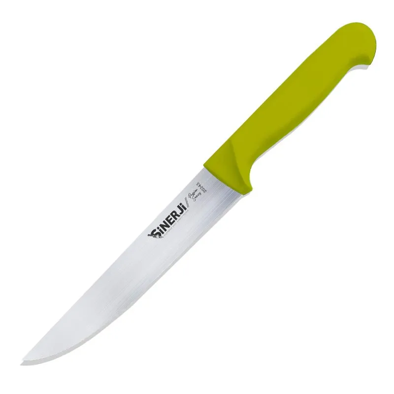 Sinerji Passion Plastik Saplı Mutfak Bıçağı, 16 cm, Sarı