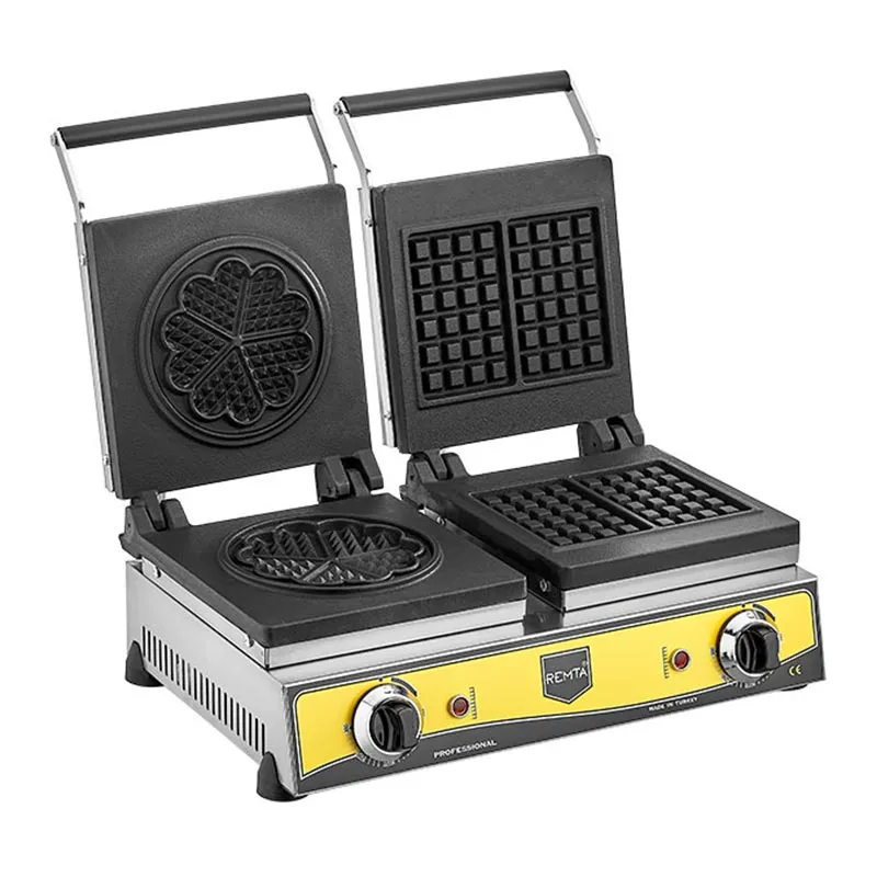 Remta W21 Kare ve Çiçek Model Waffle Makinesi, Elektrikli