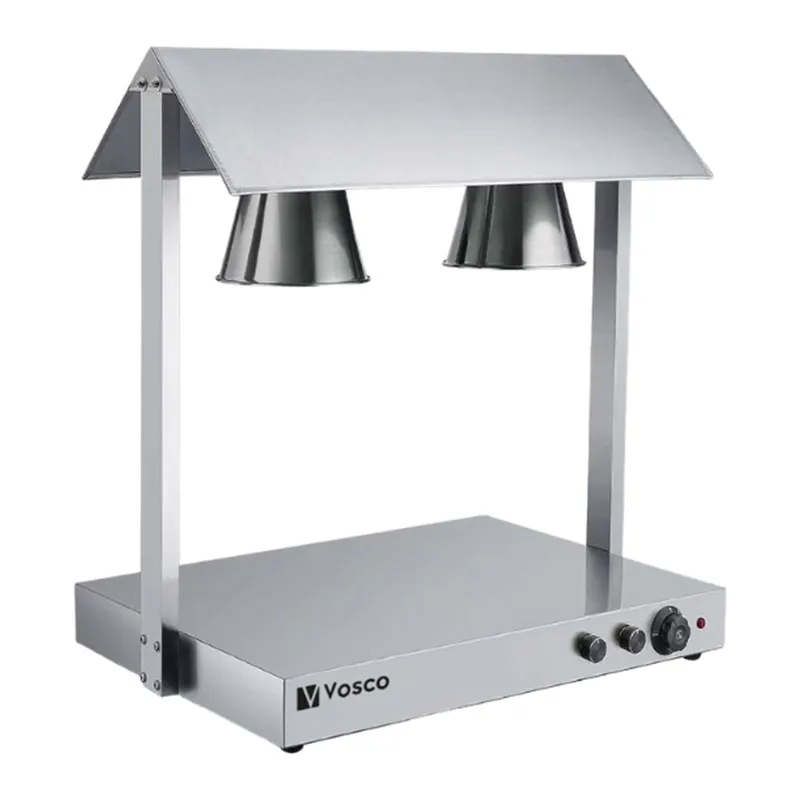 Vosco VLM-2S İki Isıtıcı Lambalı Sıcak Teşhir Ünitesi, 75x50x70 cm