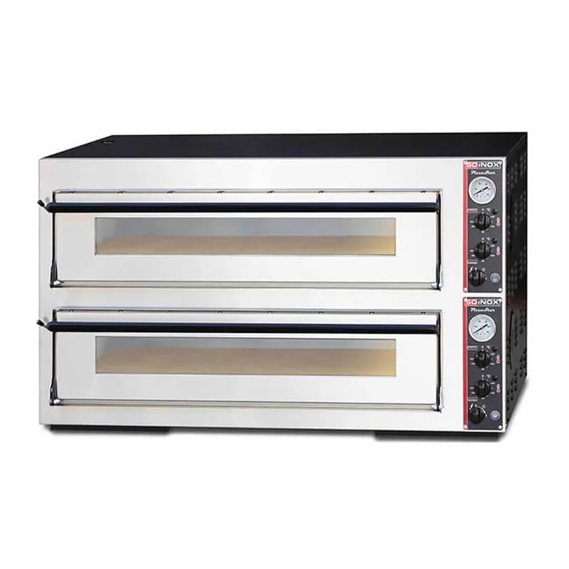 Soinox P66 30 cm x 6+6 Pizza Kapasiteli Çift Katlı Pizza Fırını, Elektrikli