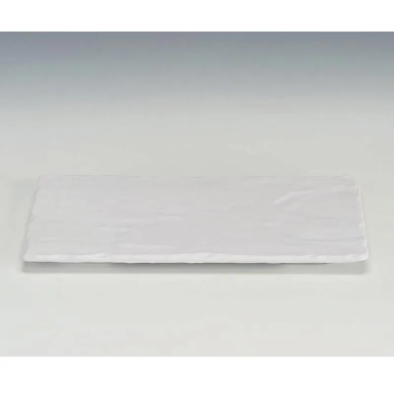 Zicco K-9450 Taş Model Melamin Teşhir Tabağı, 16.5x30 cm, Siyah