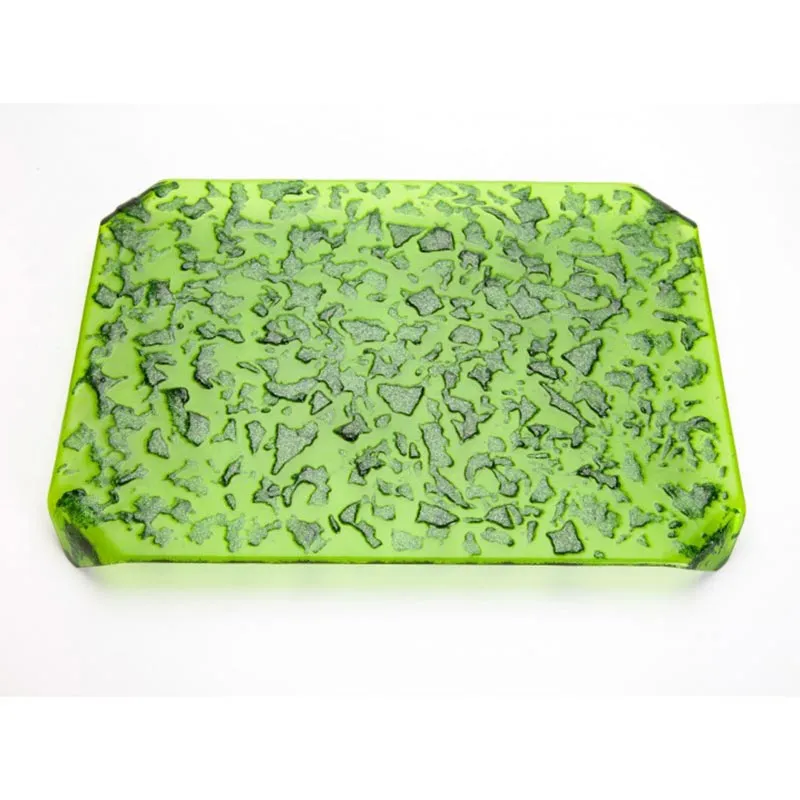 100% Chef Nori Cam Sunum Tabağı, 22x16 cm