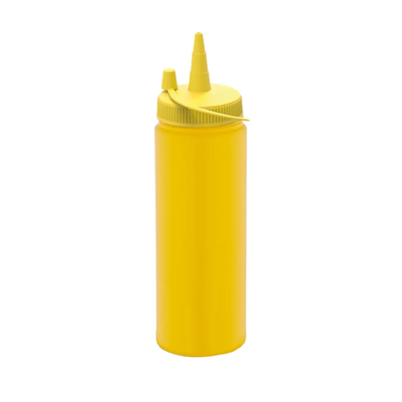 GastroPlast GPSC-250 Kapaklı Fişek Sosluk, 250 ml, Sarı