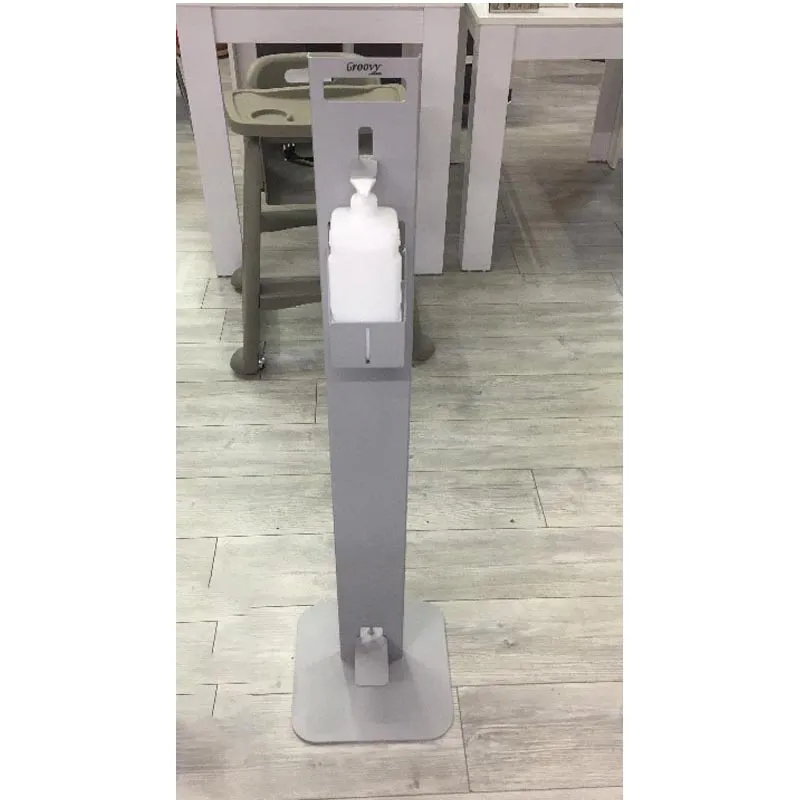 Biradlı Dezenfektan Standı, Pedallı, Antrasit