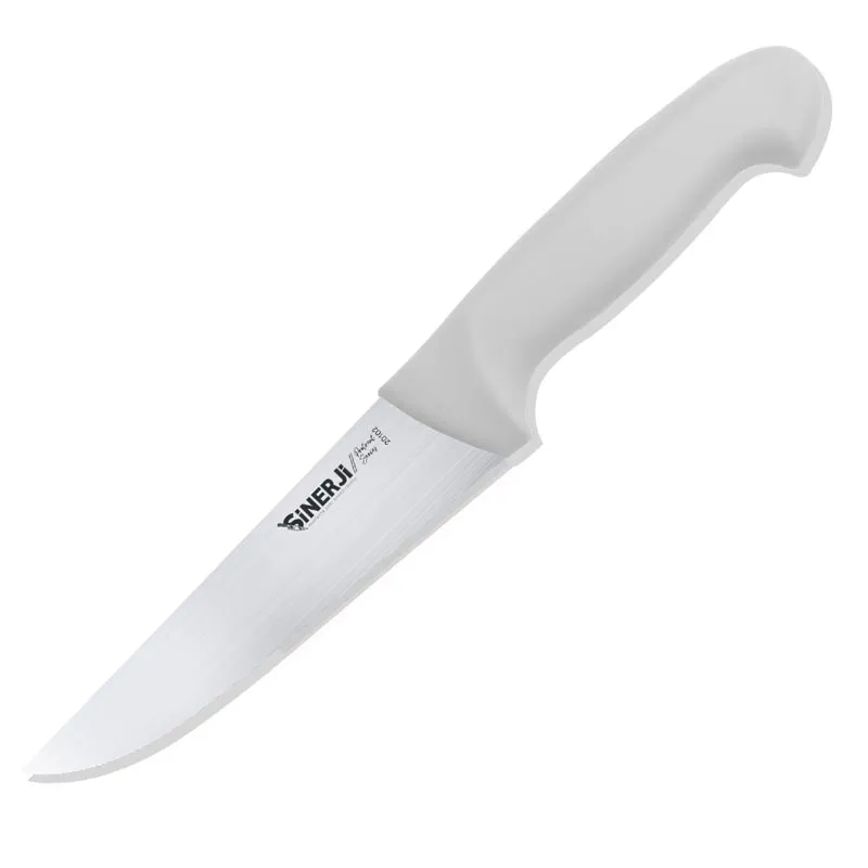 Sinerji Protrend No 2 Plastik Saplı Kasap Bıçağı, 16.5 cm, Beyaz