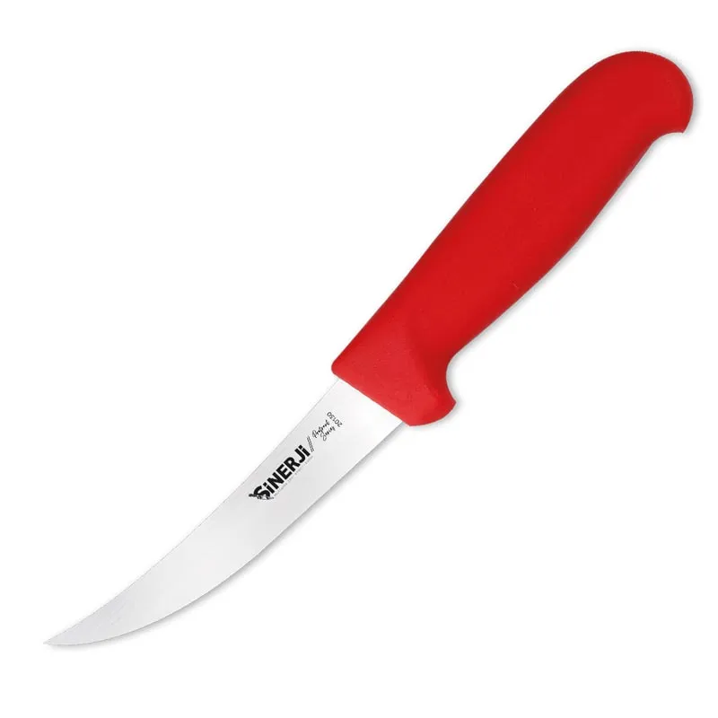 Sinerji Protrend No 1 Plastik Saplı Kıvrık Sıyırma Bıçağı, 13 cm, Kırmızı