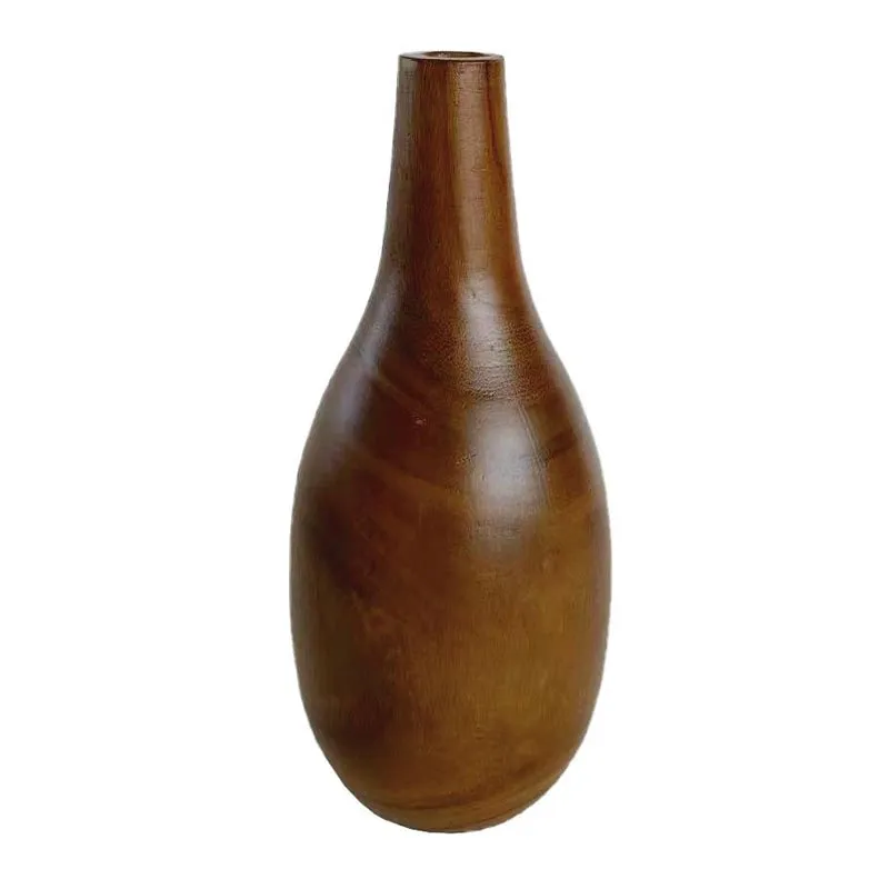 Biradlı Groovy GRV-22319 Dekoratif Ahşap Vazo, 18x41 cm