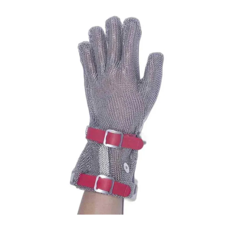 Epinox EL-UZK Uzun Çelik Eldiven, Kırmızı, (M)