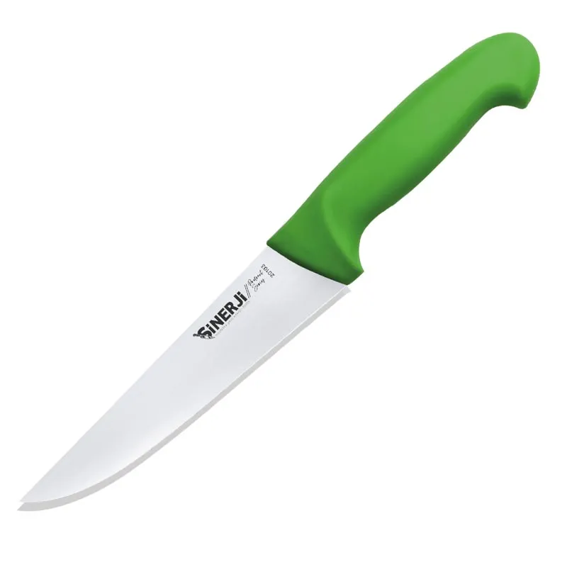 Sinerji Protrend No 3 Plastik Saplı Kasap Bıçağı, 18.5 cm, Yeşil