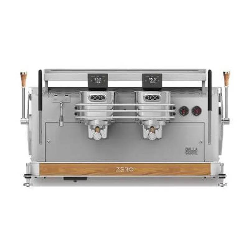 Dalla Corte Zero Classic Espresso Kahve Makinesi, 2 Gruplu, Beyaz Meşe