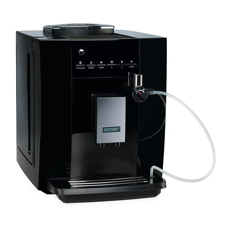 Konchero KLM1604B Süper Otomatik Espresso Kahve Makinesi, Siyah