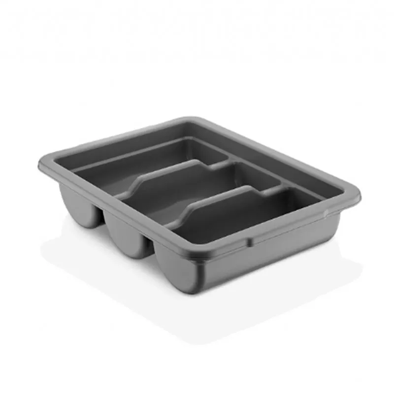 GastroPlast GK-03 3 Bölmeli Kaşıklık, Gri