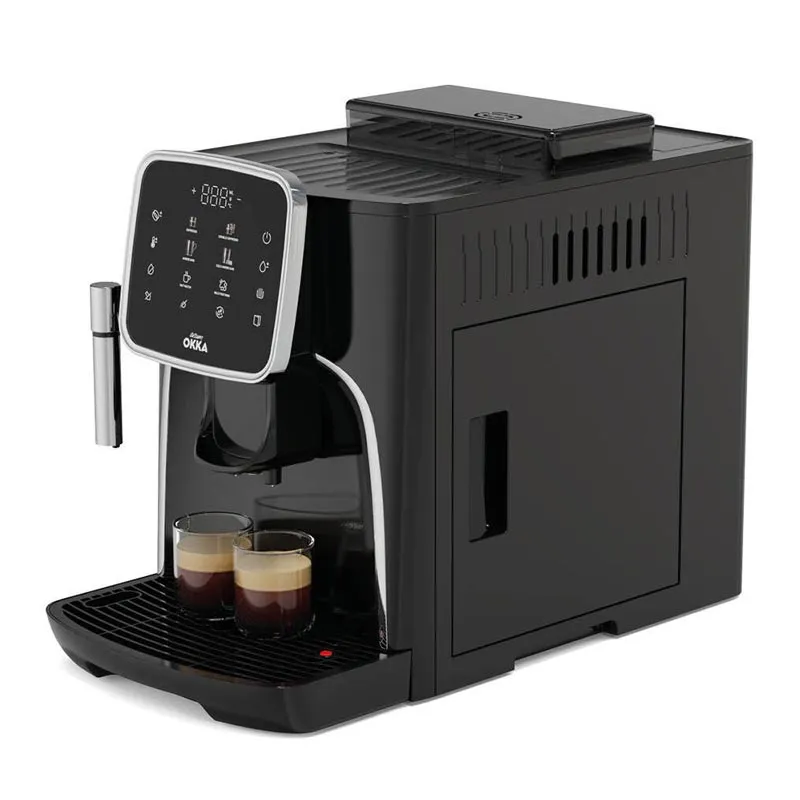Arzum Okka Espresso Pro Tam Otomatik Espresso Kahve Makinesi, Siyah Krom