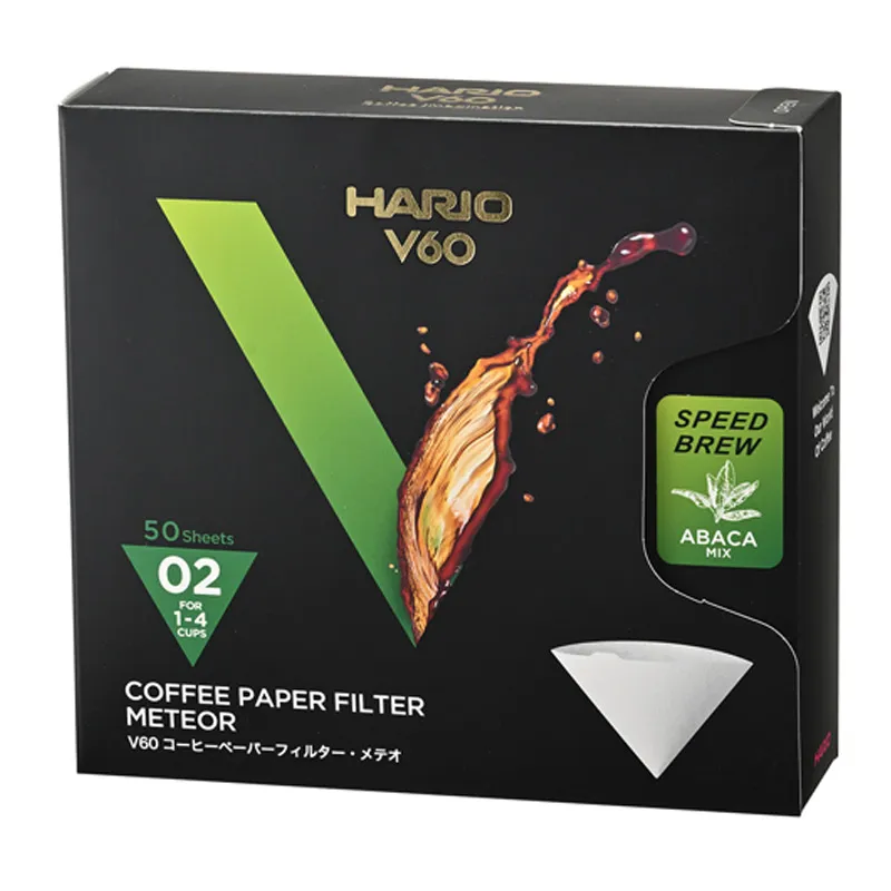 Hario VCF-02-50MT V60 02 Meteor Dripper Filtresi, 50 Adet