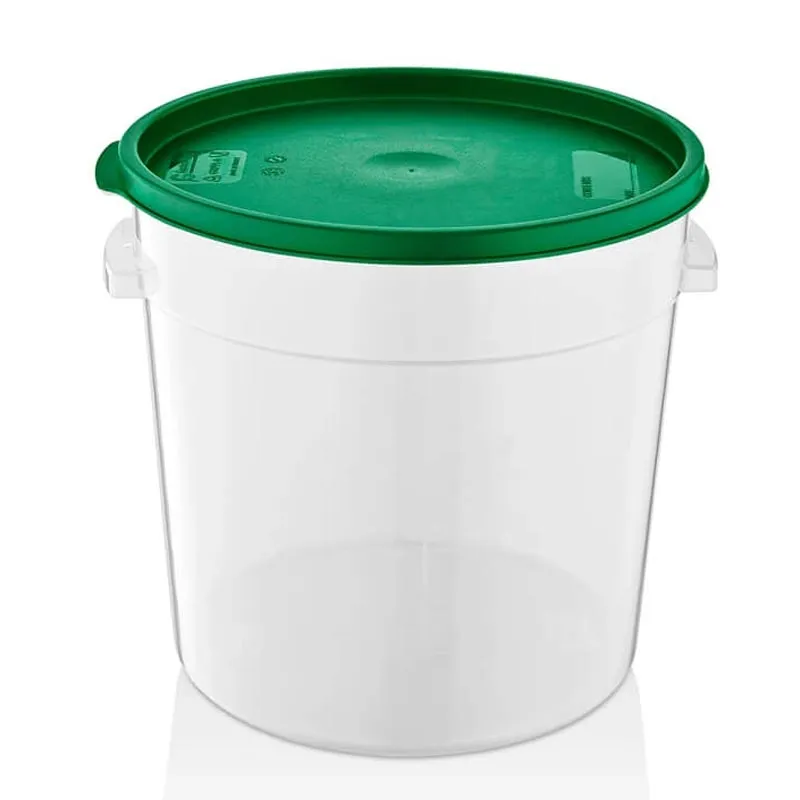 GastroPlast GRPP-18 Polipropilen Yuvarlak Saklama Kabı, 17 L
