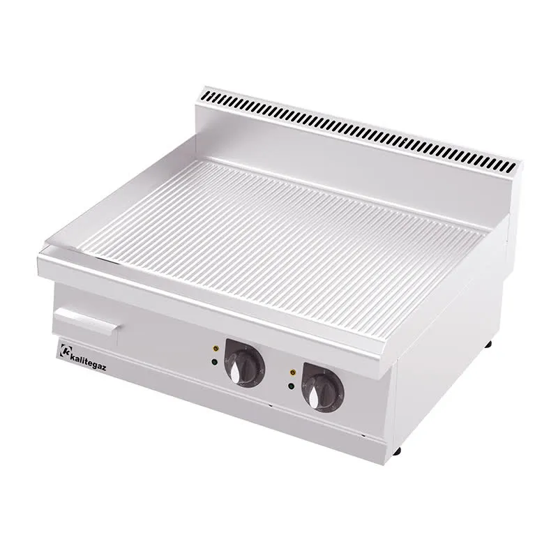 Rinnova 700 Serisi GG8070E Oluklu Pleyt Izgara, Elektrikli