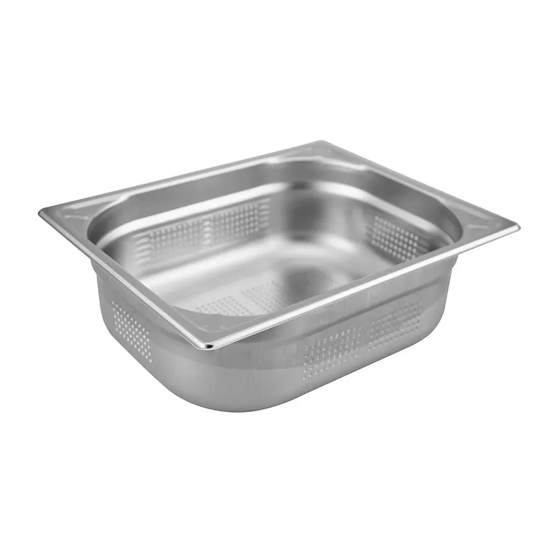 Öztiryakiler GN 1/2-150 mm Köşe Desenli Delikli Gastronorm Küvet