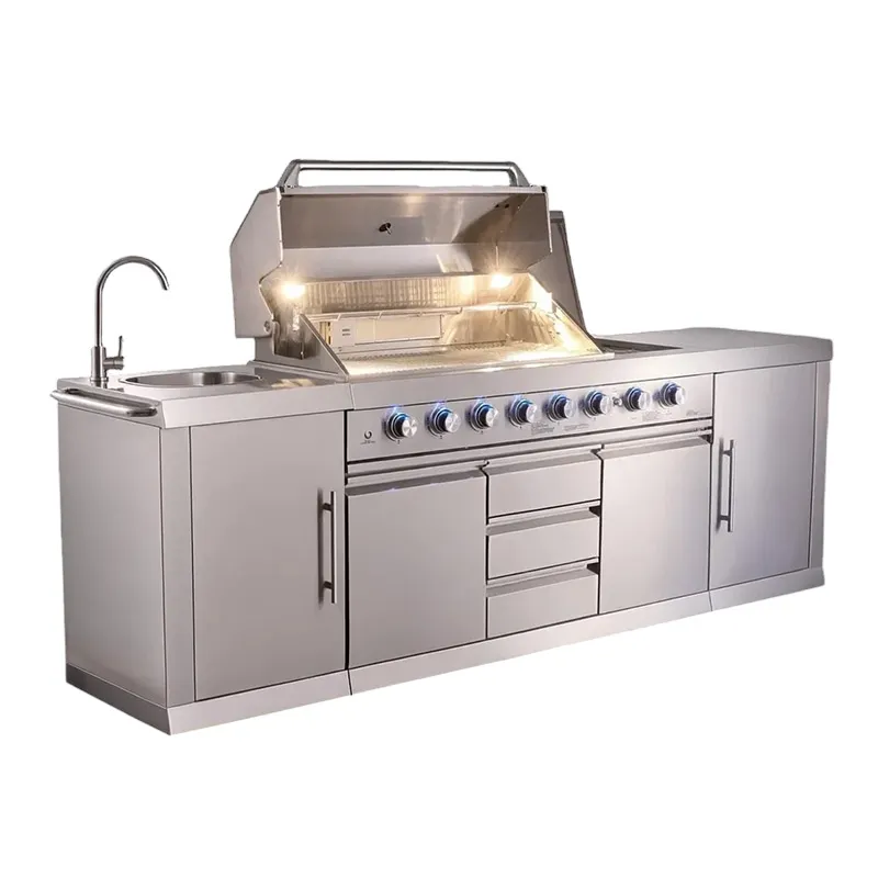 Berfmann BDGG-275S 6+2 Barbekülü Outdoor Mutfak