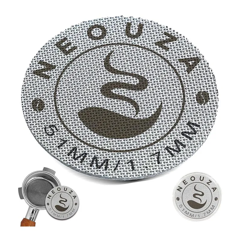 Neouza Paslanmaz Çelik Espresso Puck Screen, 51 mm