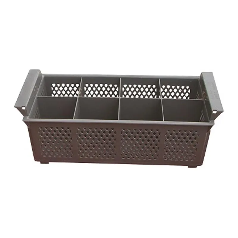Tribeca Çatal Kaşık Basketi, 8 Bölmeli, 450x190x180 mm, Gri
