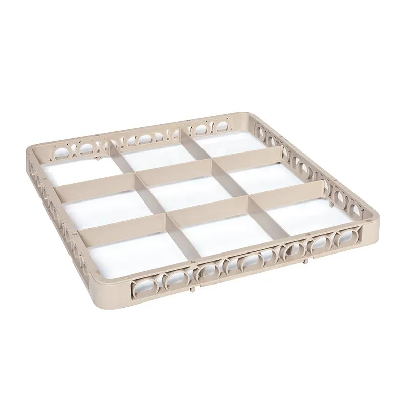 Tribeca Basket Yükseltici, 9 Bölmeli, 500x500x40 mm, Gri