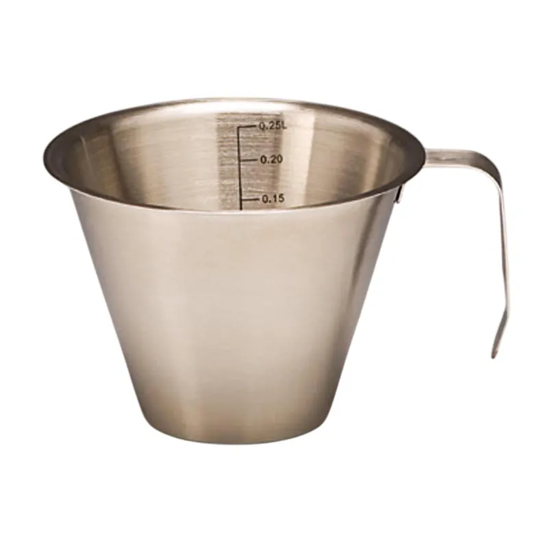 Zicco 3026-2 Çelik Sıvı Ölçek, 250 ml