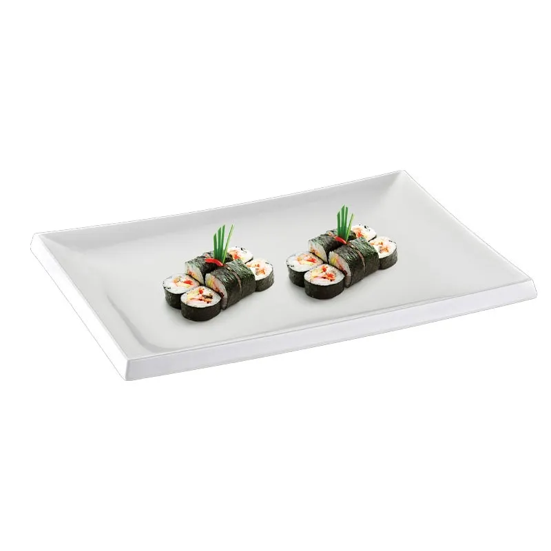 Biradlı BRD-118615 Melamin Sushi Servis Tabağı, 40x27x2 cm