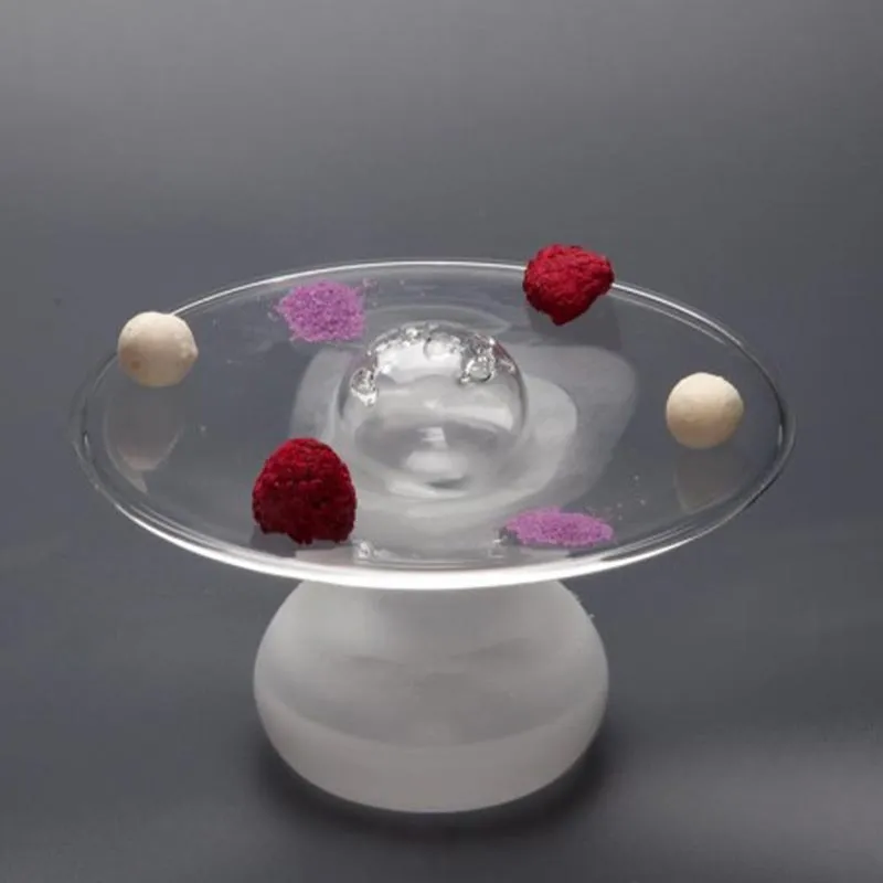 100% Chef Ovni Tapa Cam Sunum Tabağı, 90 ml, 8x10 cm, 2 Adet