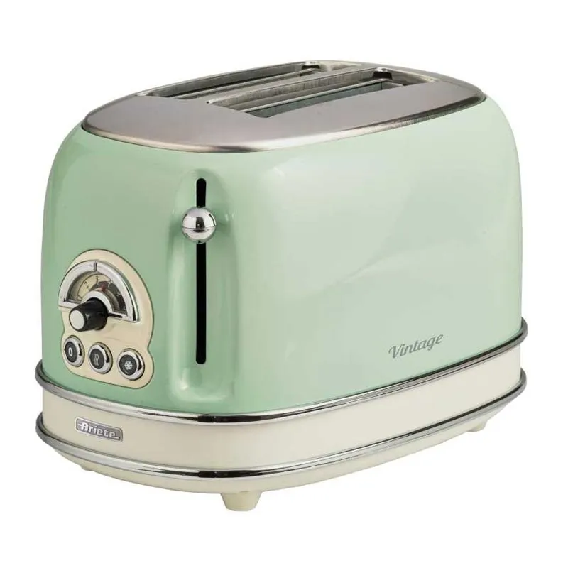 Ariete 0155/14 Vintage Ekmek Kızartma Makinesi, Yeşil
