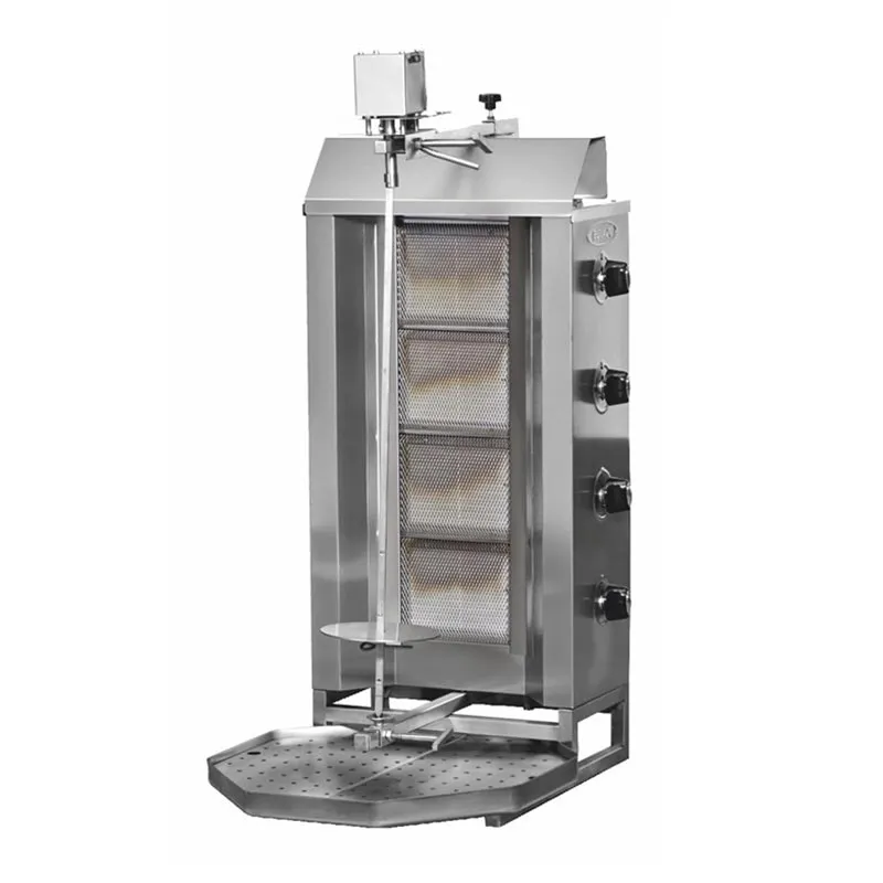 Pimak Üstten Motorlu Döner Makinesi, 4 Radyanlı, Doğalgazlı