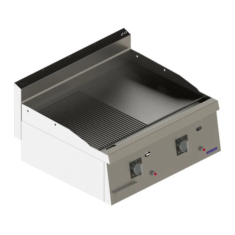 Seamac 700 Seri SGI870N Tam Nervürlü Izgara, 80x70x30 cm, Doğalgazlı