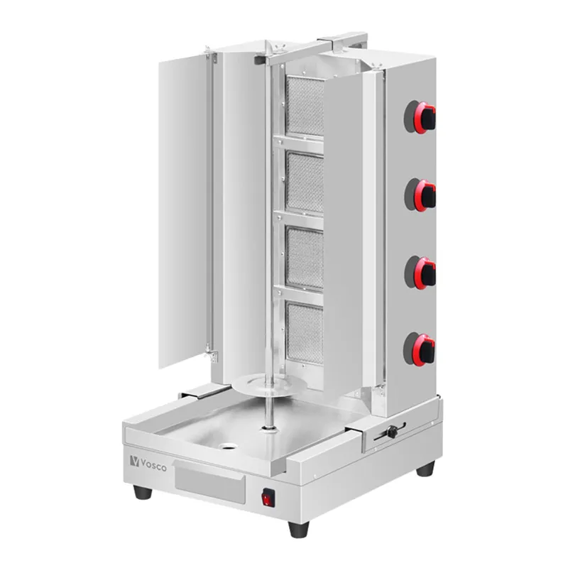 Vosco VKM-NG4R Alttan Motorlu 4 Radyanlı Döner Makinesi, Doğalgazlı
