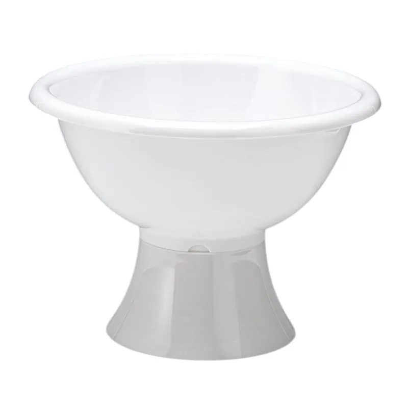 Zicco ZCP-446 Ayaklı Polikarbon Teşhir Kasesi, 35 cm, Beyaz